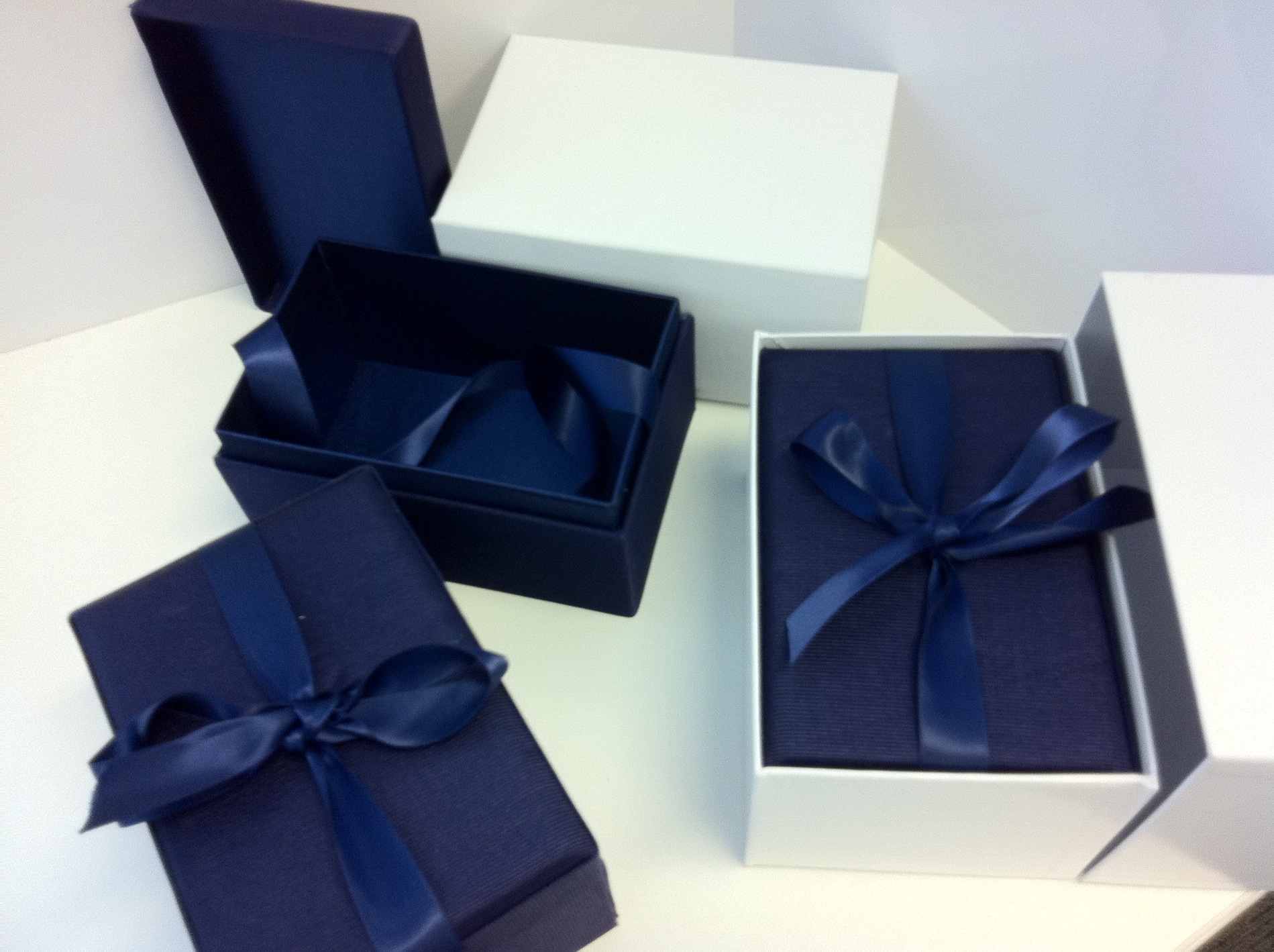 Blue Ribbon Gift Box