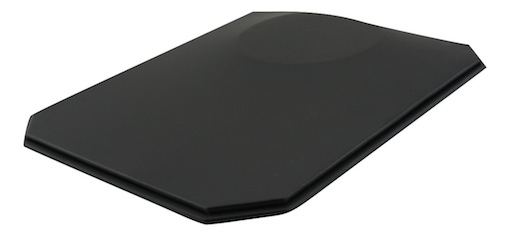 In-counter bust flat (black leatherette)