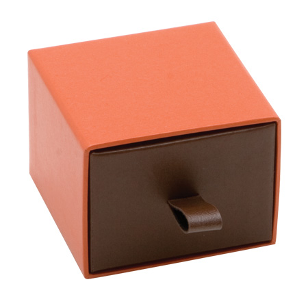 Orange Vogue Ring Box