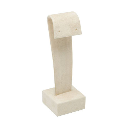 Camel Suede Square Earring Stand Large