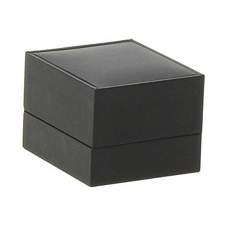 Black Suede Ring Box